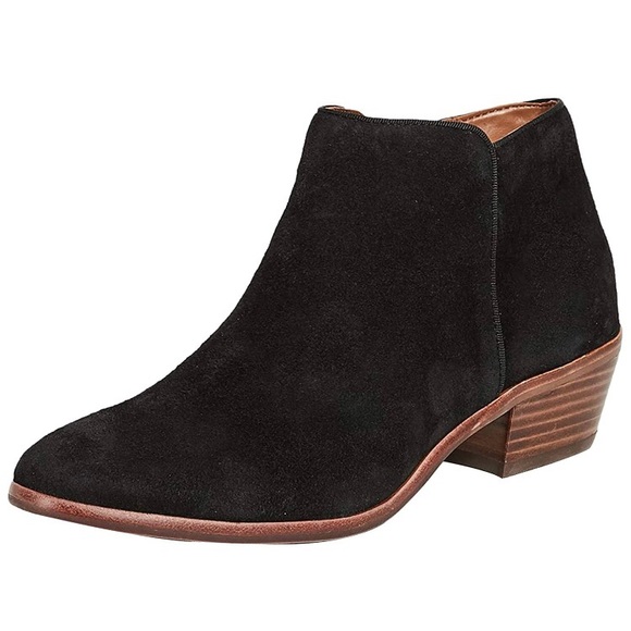 Sam Edelman Black Suede Chelsea Bootie - Picture 1 of 5